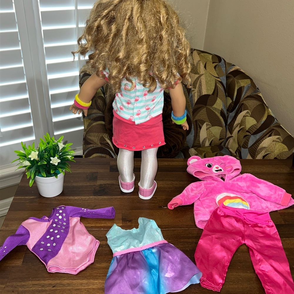 American Girl Courtney Doll 80s, Messy Hair - Picture 8 of 16